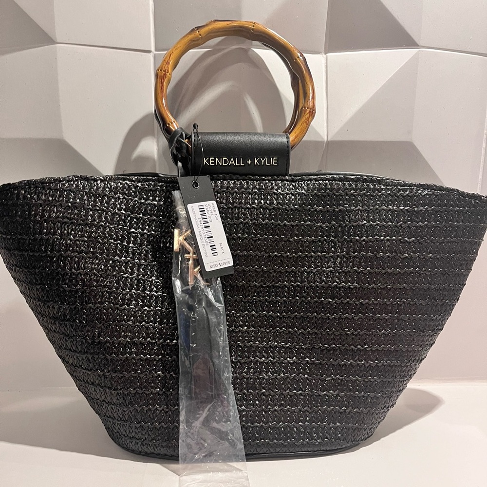 Kendall & Kylie Straw hand bag